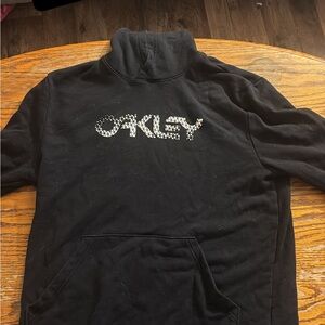 Oakley Black Sweatshirt with White Logo